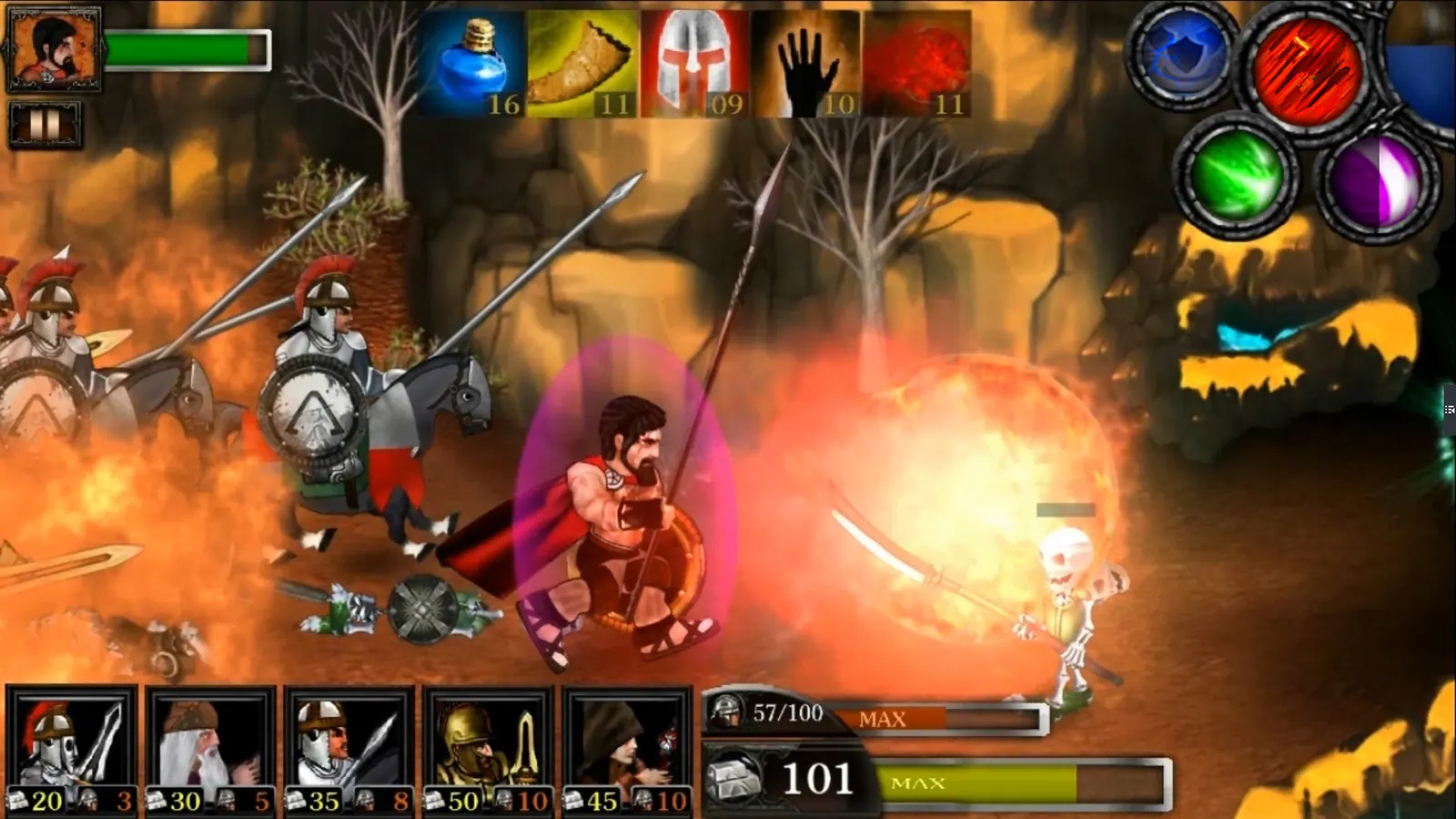 Скриншот 3 игры Spartans VS Zombies Defense